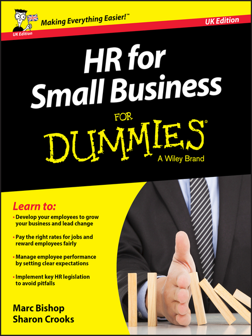 Title details for HR for Small Business for Dummies by Marc Bishop - Available